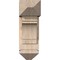 Ekena Millwork Merced Arts and Crafts Smooth Bracket w/ Offset Brace, Douglas Fir, 7 1/2"W x 18"D x 22"H BKT0806X18X22MRC03SDF - alternate 4